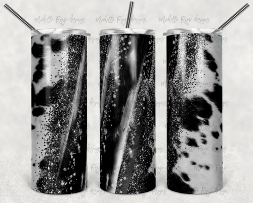 Black Cow Hide Milky Way