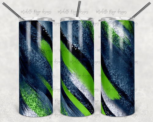 Blue Green Glitter Milky Way