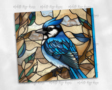 Load image into Gallery viewer, Blue Jay Stained Glass