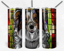 Load image into Gallery viewer, Border Collie Stained Glass