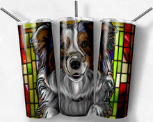 Load image into Gallery viewer, Border Collie Stained Glass