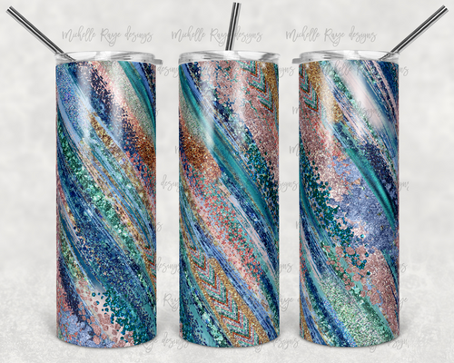 Boho Blush and Teal Milky Way