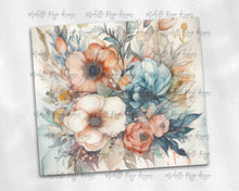 Load image into Gallery viewer, boho flowers watercolor