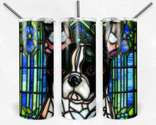 Load image into Gallery viewer, Boston Terrier Dog Stained Glass