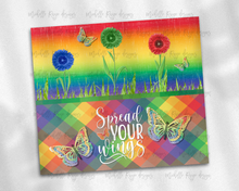 Load image into Gallery viewer, Spread Your Wings Butterfly Plaid