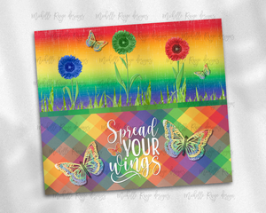 Spread Your Wings Butterfly Plaid