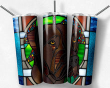 Load image into Gallery viewer, Chocolate Lab Stained Glass