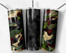 Load image into Gallery viewer, Stained Glass Camo with Black Line