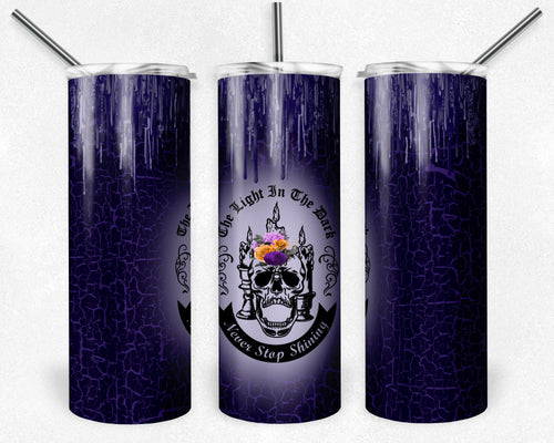 Never Stop Shining Dark Purple Candle