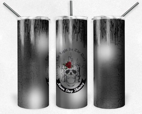 Never Stop Shining Black Candle