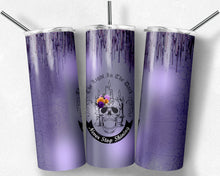 Load image into Gallery viewer, Never Stop Shining Purple Candle Halloween