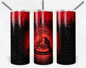 Shining Bright Black and Red Candle