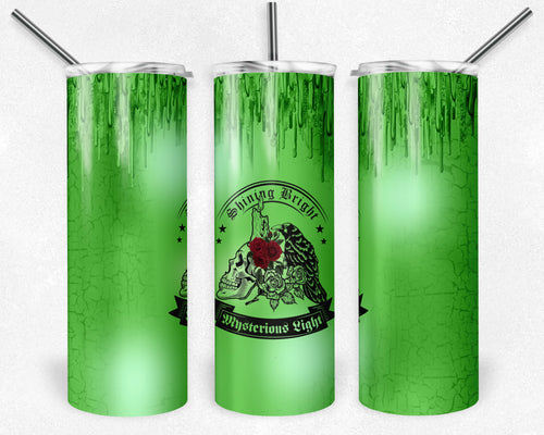 Shining Bright Green Candle