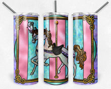 Load image into Gallery viewer, Carousel Horse Stained Glass