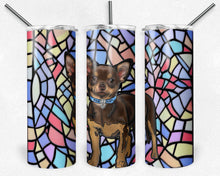 Load image into Gallery viewer, Chihuahua Dog Stained Glass