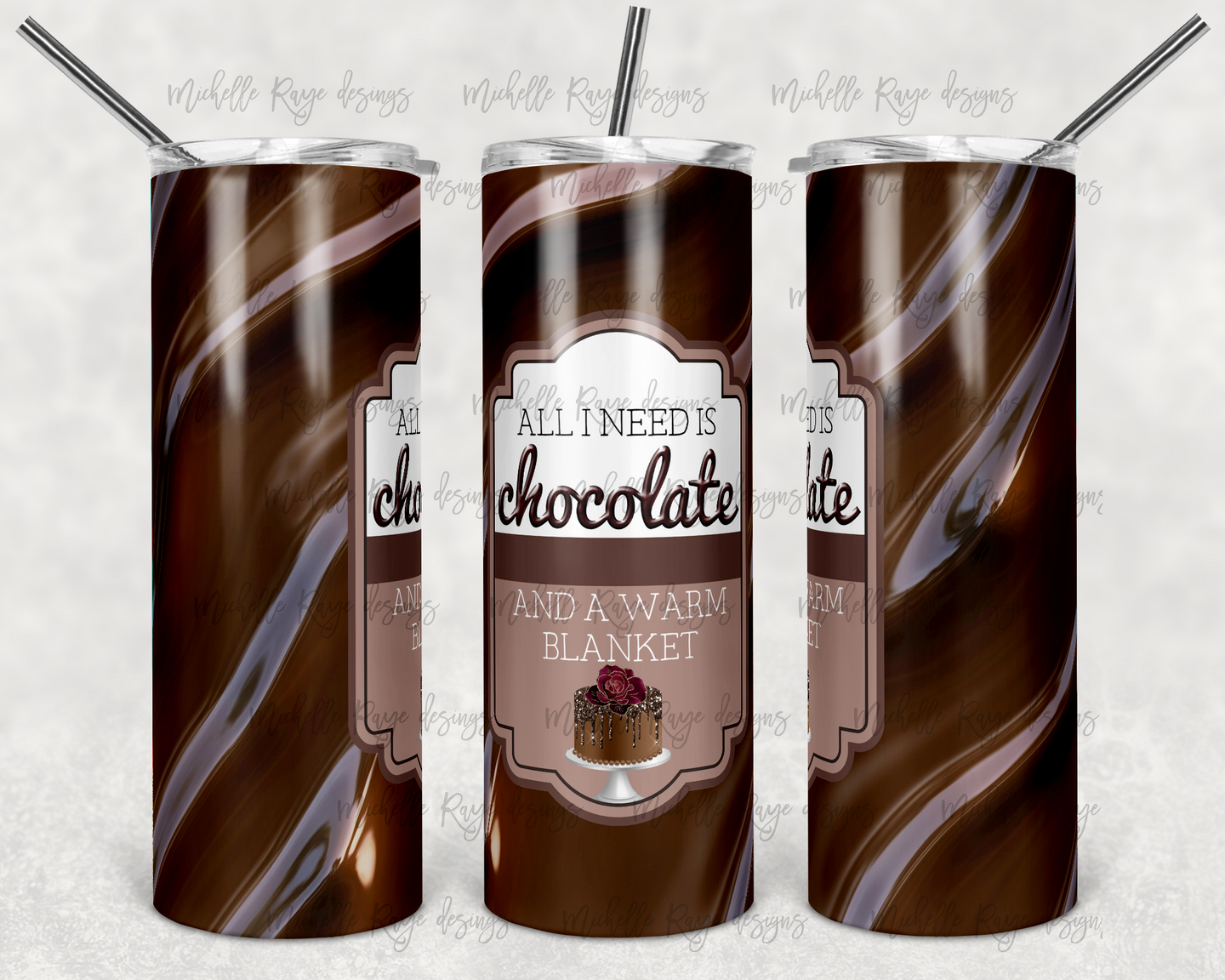 Flowing Chocolate Label 