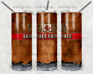 Cigar Tumbler With Ashes