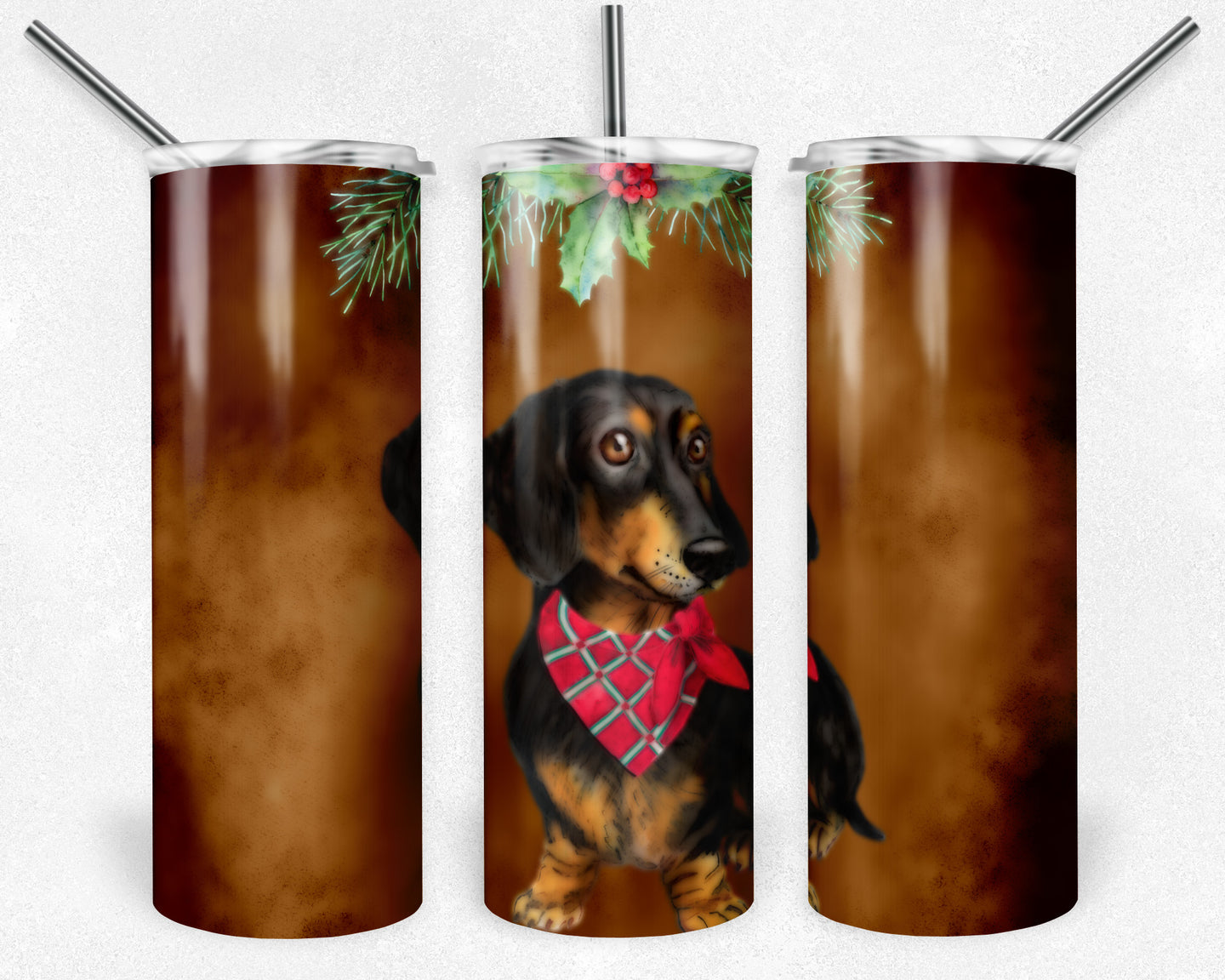 Christmas Dachshund