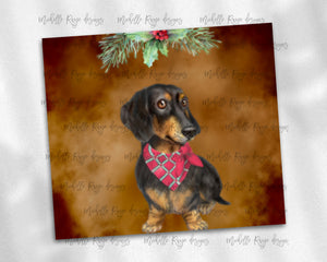 Christmas Dachshund