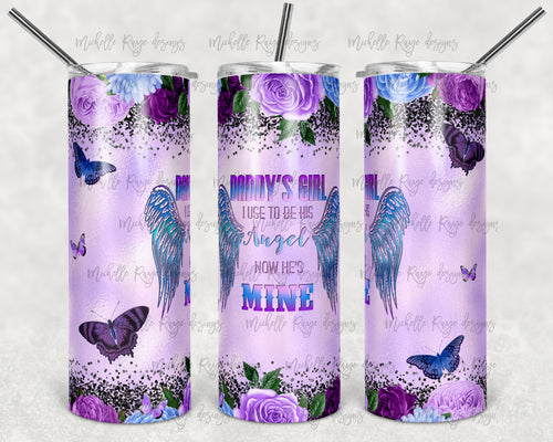 Daddy's Angel Glitter