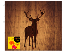 Load image into Gallery viewer, Deer Silhouette Wood,  Buck Western, Rustic