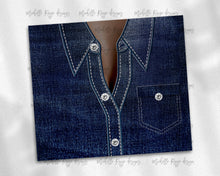 Load image into Gallery viewer, Denim Jacket Diamonds