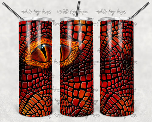 Red Black Dragon for Sublimation and Waterslides
