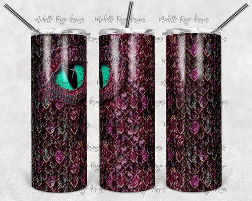 Metallic Burgundy Dragon Scales