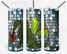 Load image into Gallery viewer, Green Dragon Stained Glass
