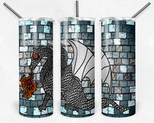 Load image into Gallery viewer, White Dragon Stained Glass