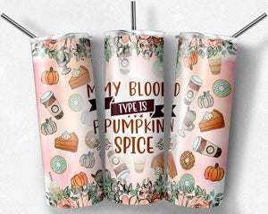 My Blood Type is Pumpkin Spice Fall Doodles