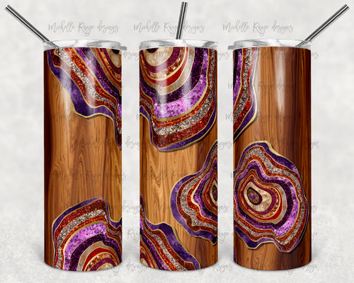 Fall Geode Wood