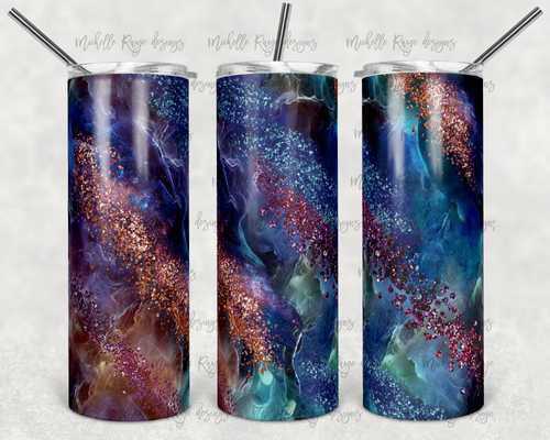 Fall Alcohol Ink Milky Way