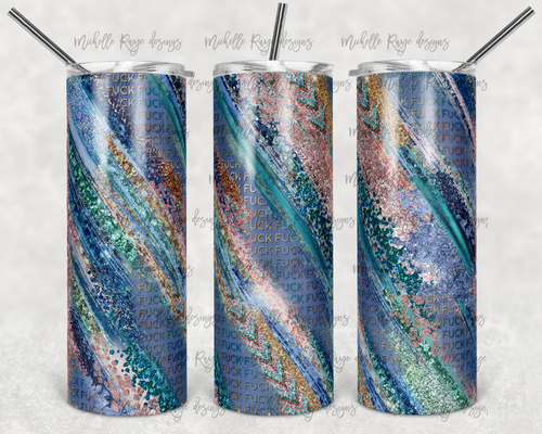 f Bomb boho teal Blush Milky Way