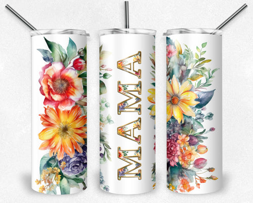 Bright Flower Borders MAMA Design