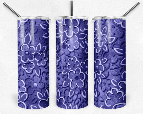 Purple Flowers 3d looking