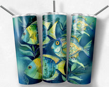 Load image into Gallery viewer, Tropical Fish Watercolor Folk Art Design