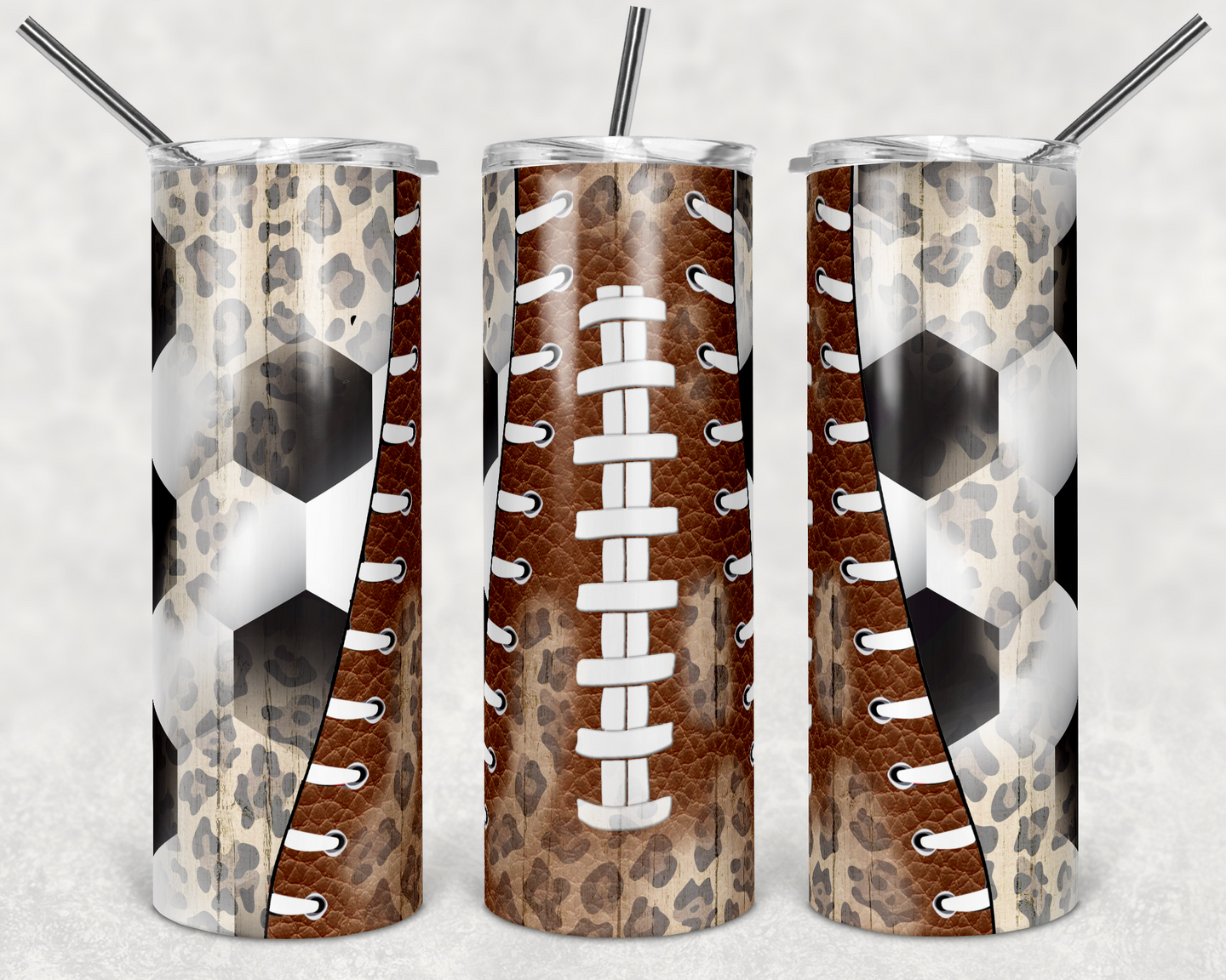 Leopard Print Football and Soccer