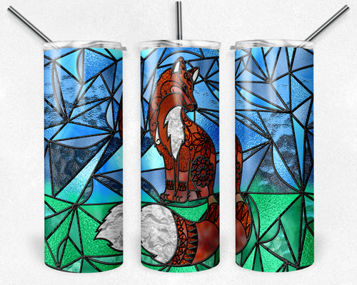 Fox Stained Glass
