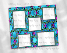 Load image into Gallery viewer, 5 Geometric Picture Frame Stained Glass