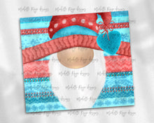 Load image into Gallery viewer, Christmas Knit Gnome Red and Teal