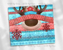 Load image into Gallery viewer, Christmas Knit Reindeer Red and Teal