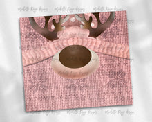 Load image into Gallery viewer, Christmas Knit Reindeer Coral and Peach