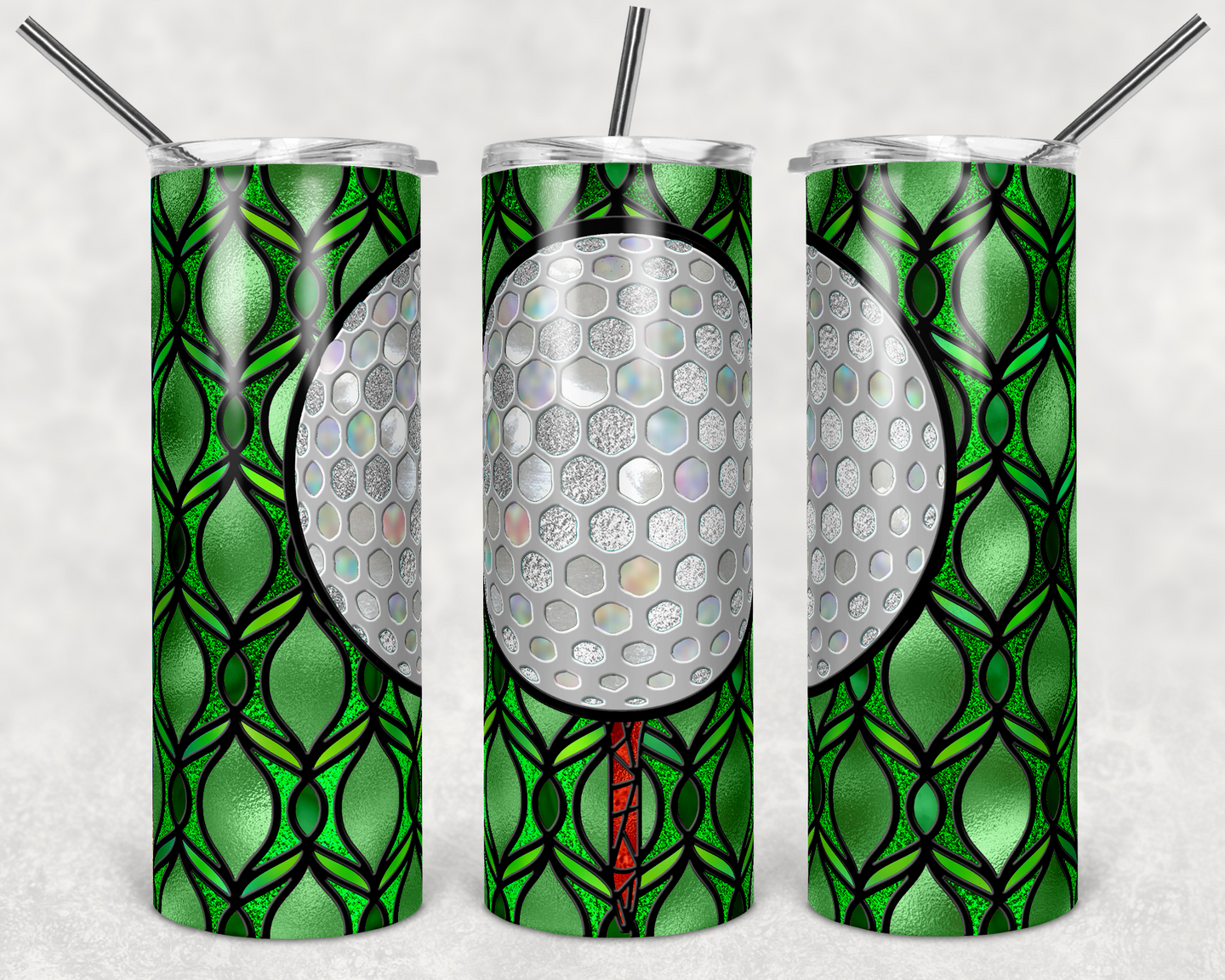 Golf Stained Glass
