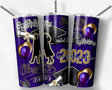 Load image into Gallery viewer, Purple Gold 2023 Graduation Burst