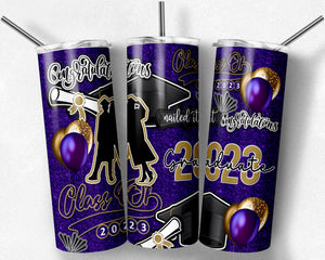 Purple Gold 2023 Graduation Burst