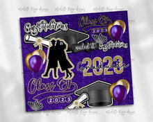 Load image into Gallery viewer, Purple Gold 2023 Graduation Burst