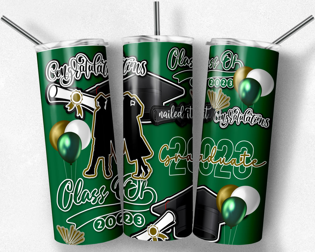 Green and Gold 2023 Graduation Burst – Michelle Raye Designs