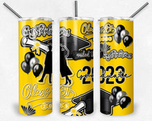 Load image into Gallery viewer, Black and Yellow 2023 Graduation Burst