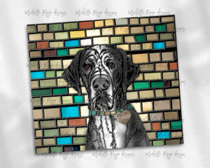 Great Dane - Mantle -  Dog Stained Glass